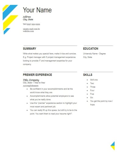 Plantilla Creative Two Page Resume