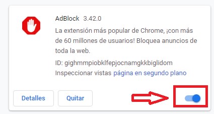 Cómo desactivar AdBlock en Chrome, Firefox y Edge