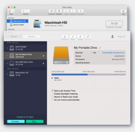 3 métodos para escribir discos NTFS en Mac
