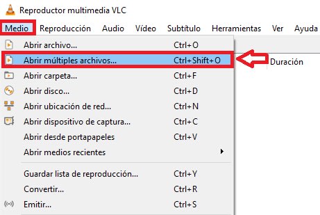 Cómo abrir múltiples archivos en VLC