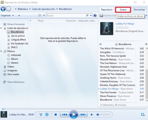 Cómo grabar un CD de música con Windows 10, sin ninguna aplicación adicional