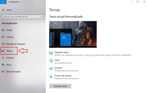 Cómo cambiar y descargar temas para Windows 10