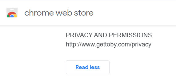 Check permissions on Google Chrome Extensions