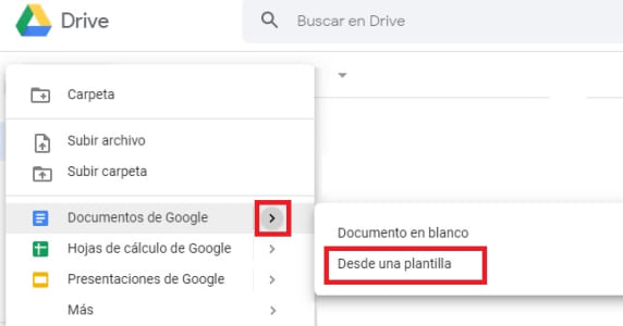 Cómo importar plantillas en Google Docs