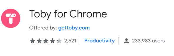 Developer screenshot on Chrome web store