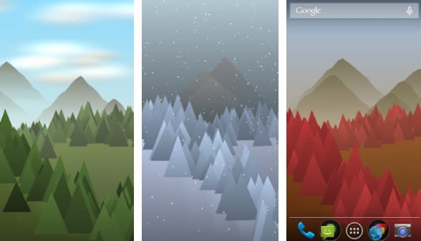 Forest Live  Wallpaper app