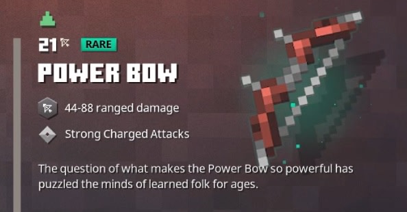 Power Bow en Minecraft Dungeons