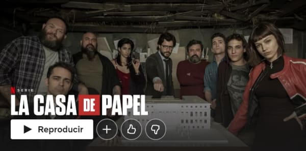 La casa de papel en Netflix