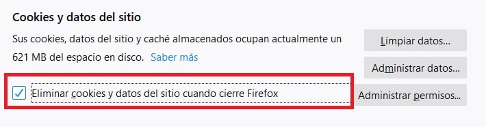 Firefox: Cómo borrar sus cookies paso a paso