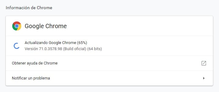 Cómo actualizar Chrome 3