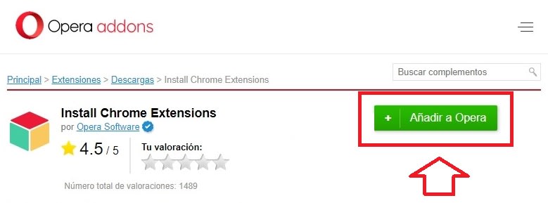 Opera: Cómo añadir extensiones de Chrome