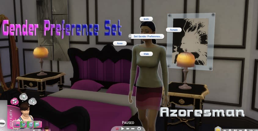 Mod Gender Preference para Los Sims 4