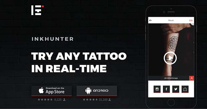 Ink Hunter app