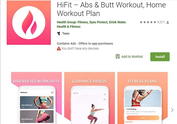 HiFit app