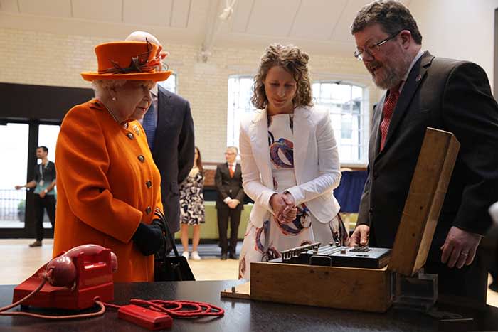 The Queen visits the Science Museum