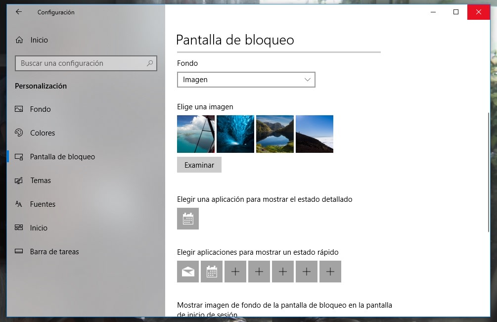 Windows 10: cómo personalizar la pantalla de bloqueo