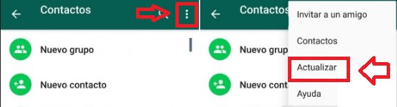 WhatsApp: Cómo actualizar tu lista de contactos
