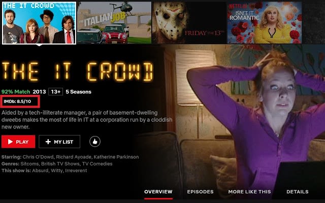 The IT Crowd en Netflix