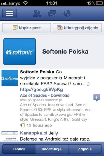Facebook na telefony Facebook na telefony
