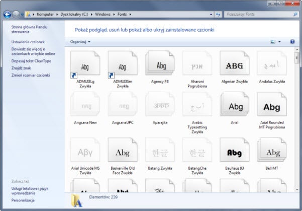 Jak zainstalować czcionkę na Windows?