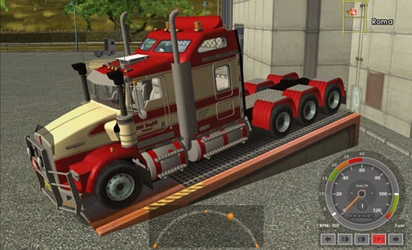 Euro Truck Simulator Kenworth road train T800 8x6 mod pobierz