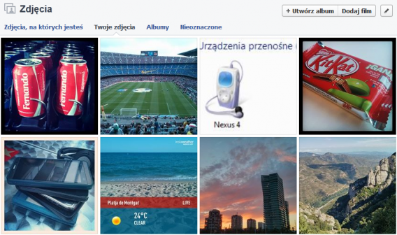 twoje zdjęcia na facebooku
