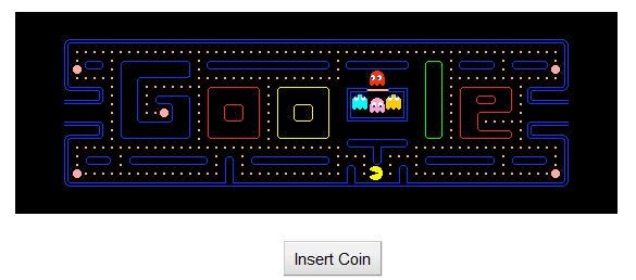 Pac Man Google - kliknij, żeby zagrać