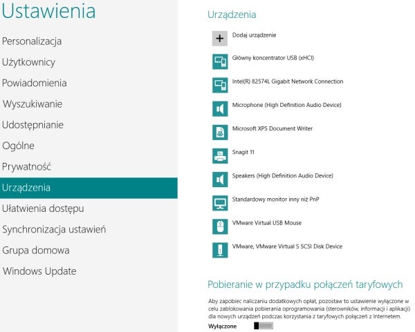 8 urządzenia