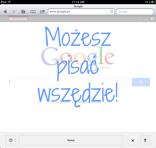 Google uruchamia pismo odreczne Google uruchamia pismo odręczne