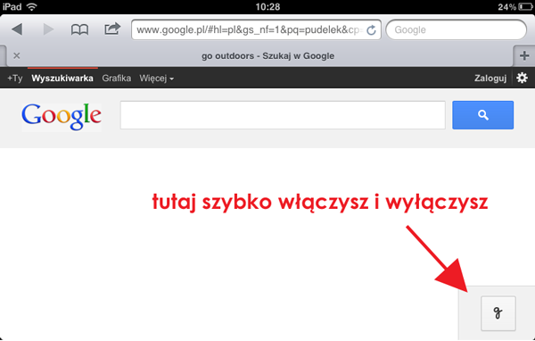 Google pismo odreczne na tablet i telefon Google pismo odreczne na tablecie i telefonie