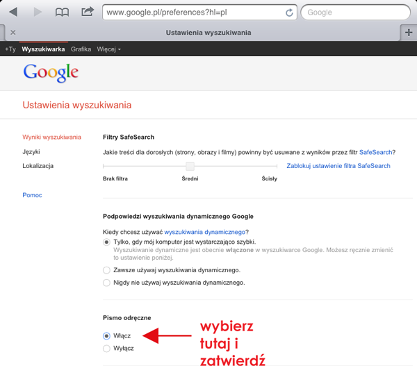 Google jak wlaczyc pismo odreczne na ipad i iphone Google pismo odręczne na ipad i iphone