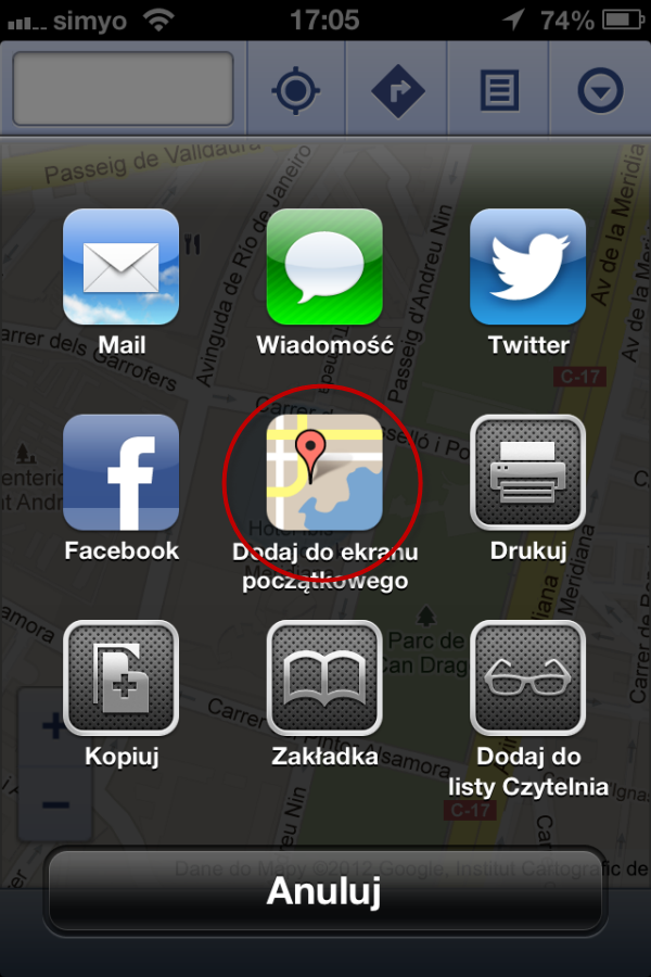 Jak zainstalowac Google Maps na iOS6