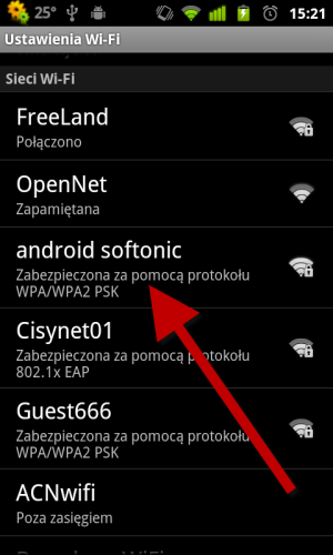 Stworzona sieć WiFi