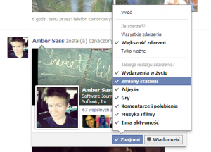 Ustawienia wyswietlania postow na Facebooku