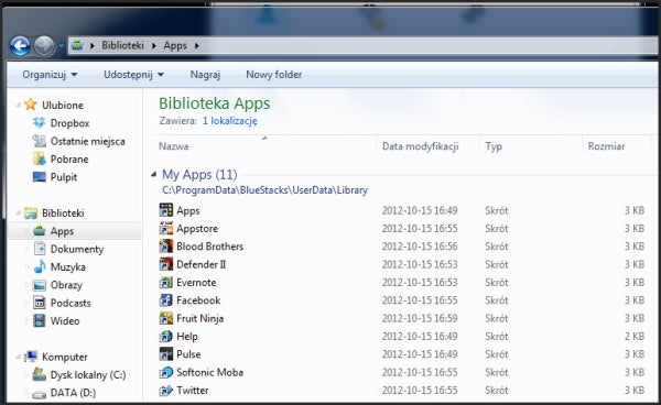 Bibliotek aplikacji w BlueStacks App Player na Windows Bibliotek aplikacji w BlueStacks App Player na Windows