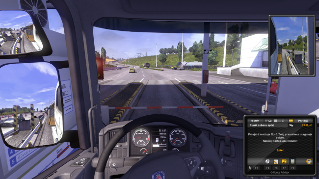 Euro Truck Simulator 2 bramki na A2