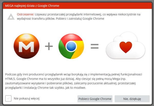 Mega woli Chrome
