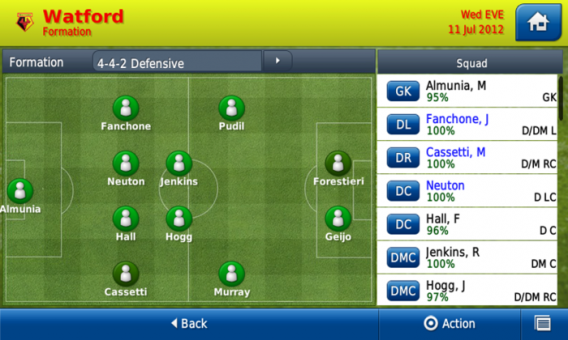 Football Manager Handheld 2013 na Android