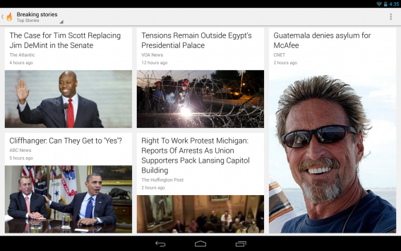 Google Currents na Android