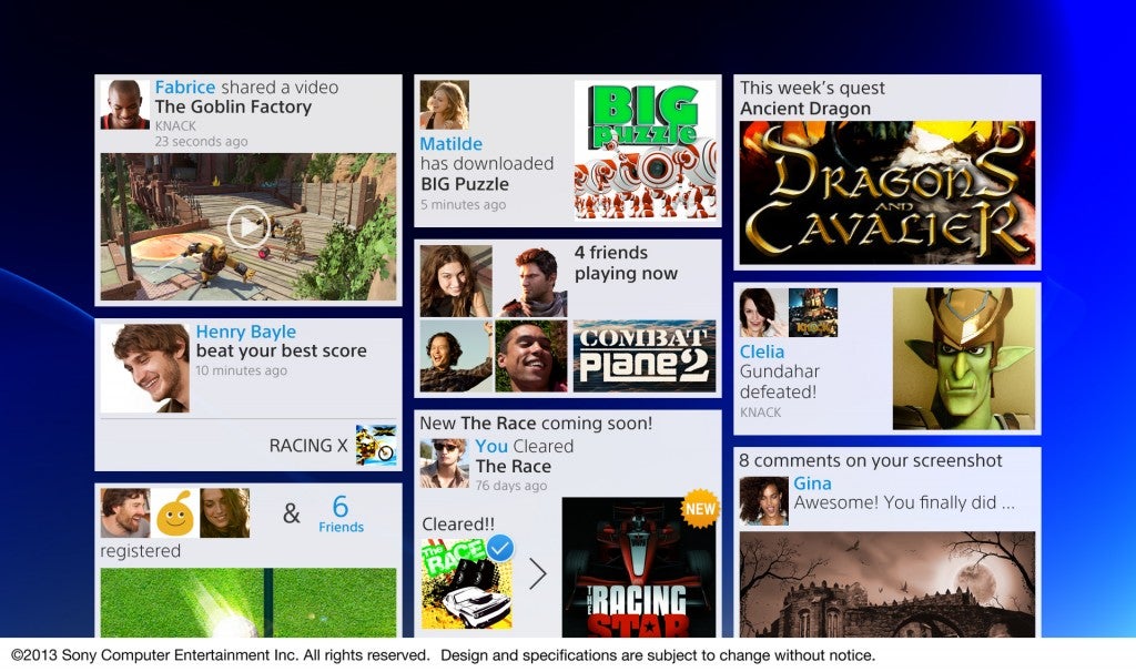 Playstation 4 nowy interfejs