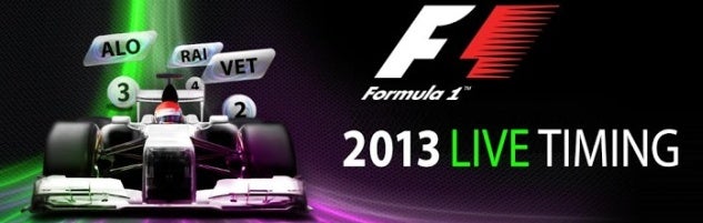 F1 2013 live timing