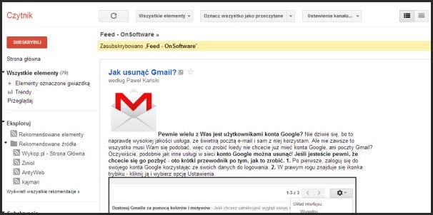 Google RSS Reader Google RSS Reader