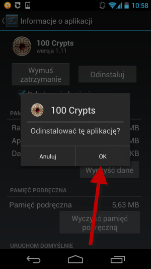 Jak odinstalować programy z Android 4 Jak odinstalować programy z Android