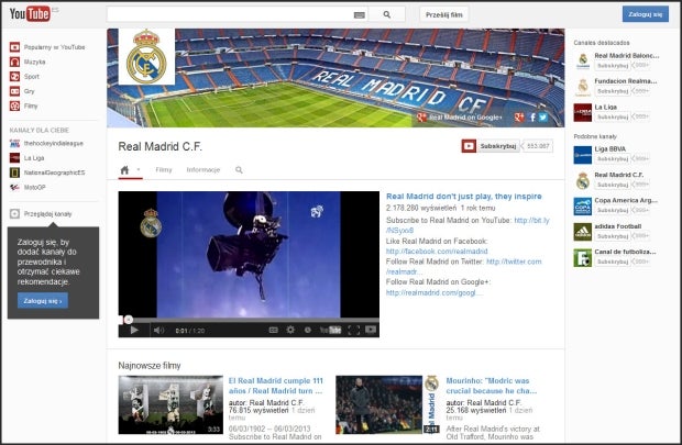 Nowy Youtube