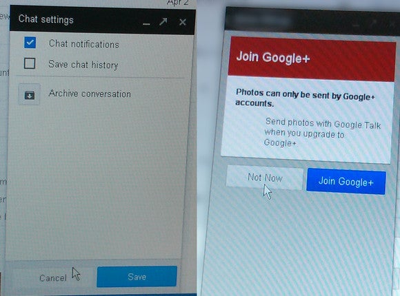 Czat Google z Google Plus