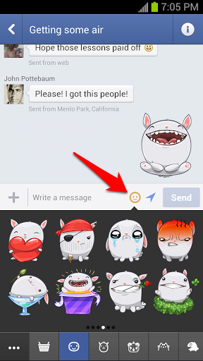 Facebook Messenger na Android Facebook Messenger na Android