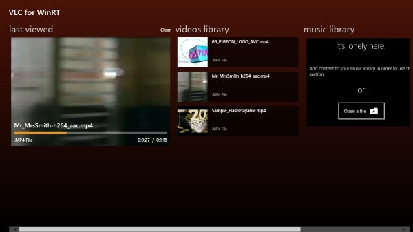 VLC Modern dla Windows 8 i Windows RT VLC Modern dla Windows 8 i Windows RT