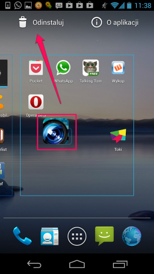 Jak odinstalować aplikację z Android 