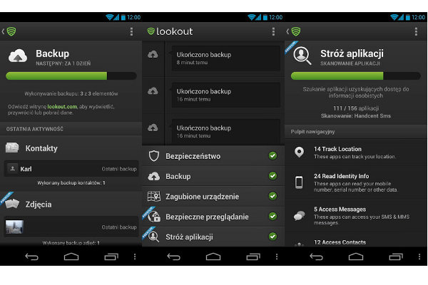 Lookout Security & Antivirus na Android Lookout Security & Antivirus na Android