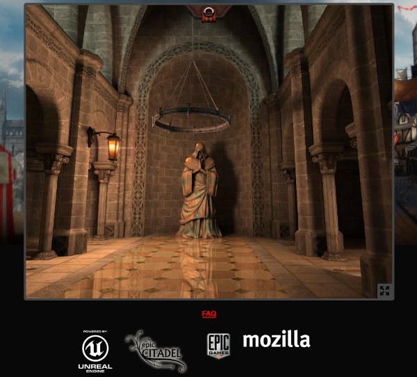 Epic Citadel na Firefox